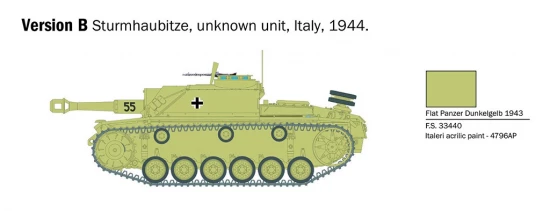 Italeri Sd. Kfz. 142/1 Sturmgeschütz III