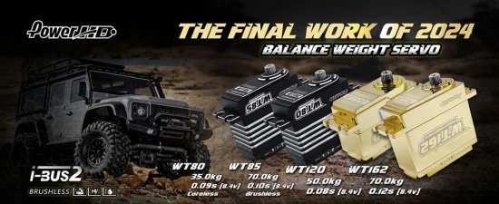 Power HD WT120 Brushless Crawler Servo - 50kg 0.08s