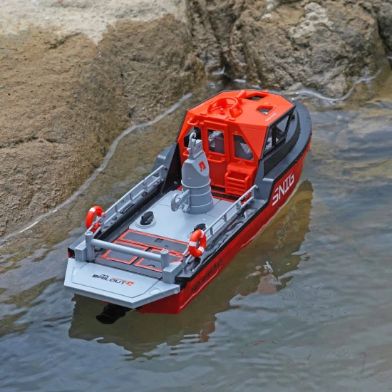 Henglong Search and Rescue Turbojet Boat - Red/Black