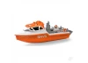 Henglong Search and Rescue Turbojet Boat - Orange/White