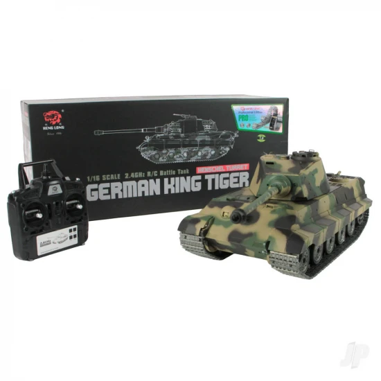 Henglong 1:16 German King Tiger Henschel with Infrared Battle System