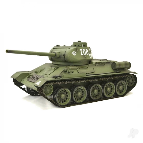 Henglong 1:16 Russian T-34/85 1944 Tank with Infrared Battle System (2.4GHz + Shooter + Smoke + Sound)