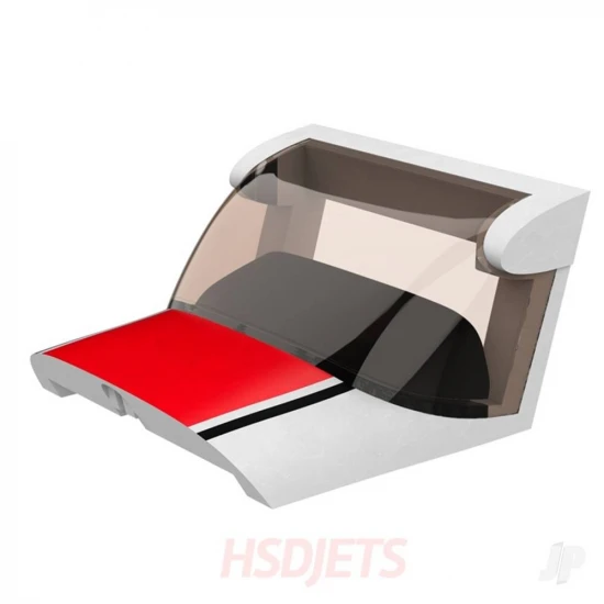 HSD Jets Battery Cover with Canopy (Red) (for 182  2000mm)