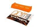 Hobbytech Spirit NXT high down force 1-8 Off Road wing ORANGE + stickers