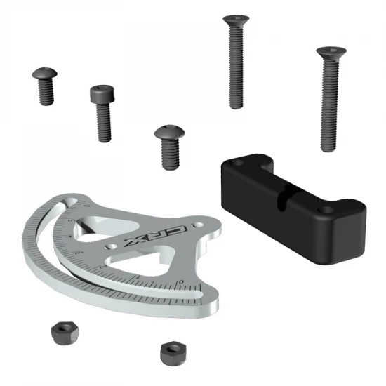 Hobbytech CRX 2 speed box adjustable servo horn in aluminium