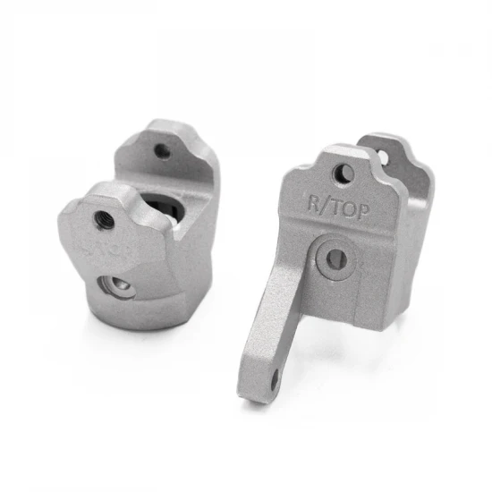 Hobbytech CRX Optional Front Steering C Hub in aluminium - Mat