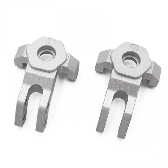 Hobbytech CRX L&R Front Steering Knuckle in aluminium - Mat