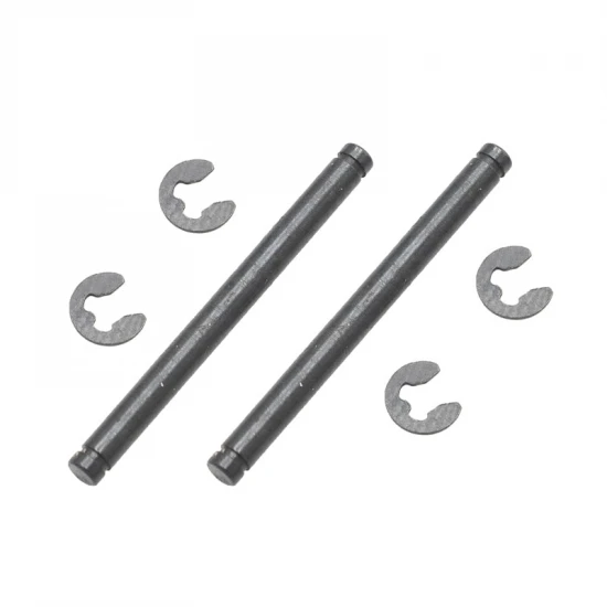 Hobbytech Xmid front knuckle axle+clips (x2)