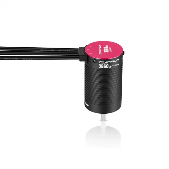 Hobbywing Quicrun 3660SL 4500Kv G2 Motor Black