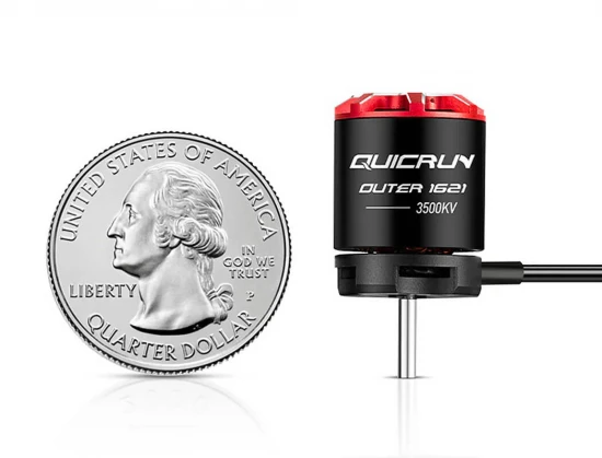 Hobbywing Quicrun Outer 1621Sl 3500Kv 1:24 Scale Motor Black