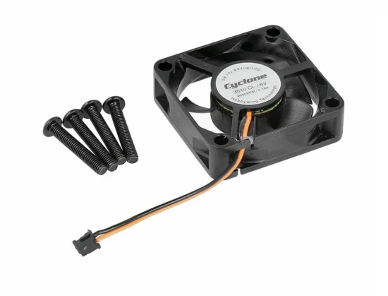 Hobbywing Fan - P3510 ZH2Y 35x35mm - 6v  9,000RPM - Black A (MAX6 G2)