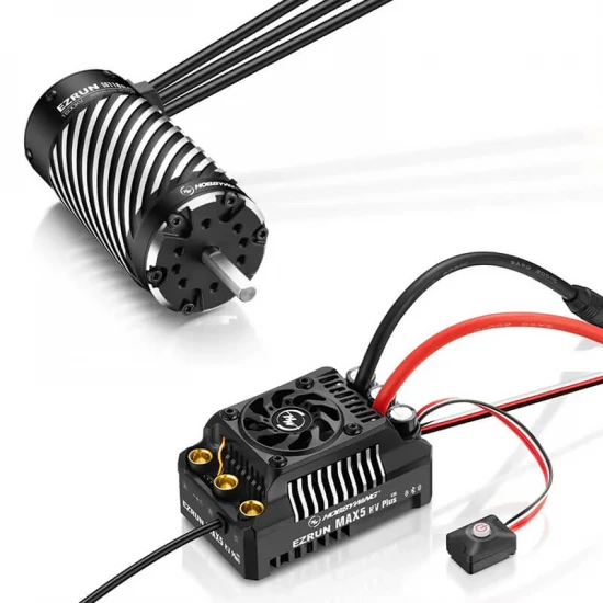 Hobbywing EZRun MAX5 HV G2 Plus ESC Combo HV G2 With 56118Sl 1600Kv G2 Motor