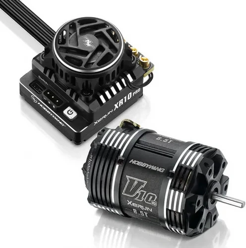Hobbywing XR10 Pro G3 Black ESC Combo With V10 G3 8.5T Motor