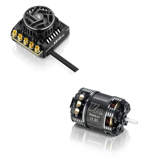 Hobbywing XR10 Pro G3 Black ESC Combo With V10 G3 3.5T Motor
