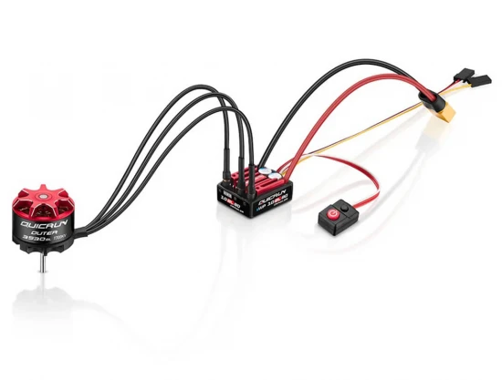 Hobbywing Quicrun WP 10BL80 Crawler ESC Combo With 3530SL 2200Kv Outrunner Motor