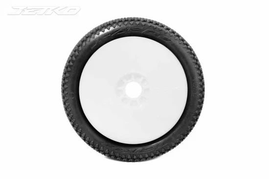 Jetko J Zero Composite U.Soft 1:8 Buggy Pre-glued White evo Rims (2)