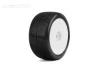 Jetko Desirer Soft 1:8 Truggy Pre-glued on White Rims (2)