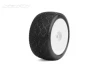 Jetko J-Zero Soft 1:8 Truggy Pre-glued on White Rims (2)
