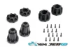 Jetko Extreme Slick Super Sonic MT Belted Tyres on 3.8 Black 17mm Hex Wheels (2)
