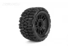 Jetko EX Slayer Belted MT Tyres on Black 12-17mm Hex Wheels (2)