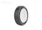 Jetko Arena 2WD 1:10 Buggy 2.2 Front Tyres White Wheel EOS Yellow