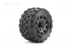 Jetko EX King Cobra ST Tyres Mounted on Black 2.8 Wheels (2)