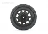 Jetko EX King Cobra ST Tyres Mounted on Black 2.8 Wheels (2)