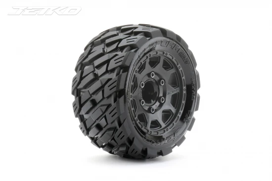Jetko EX Rockform ST Tyres Mounted on Black 2.8 Wheels (2)