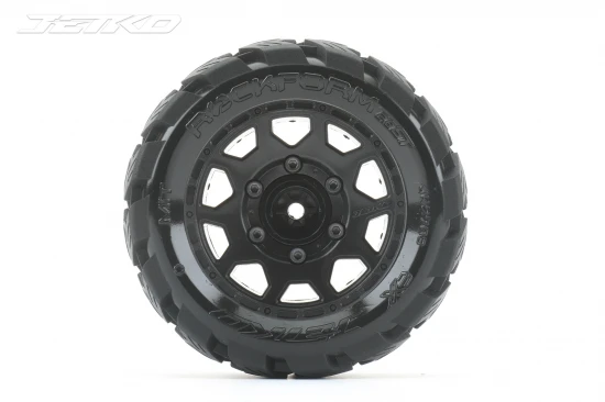 Jetko EX Rockform ST Tyres Mounted on Black 2.8 Wheels (2)