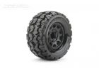Jetko EX Tomahawk 1:8 Buggy Tyres Mounted on Black Wheels (2)