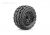 Jetko EX Tomahawk ST Tyres Mounted on Black 2.8 Wheels (2)