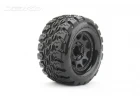 Jetko EX MT King Cobra Tyres On Black Wheels 2.8 Hex 12/14/17mm (2)