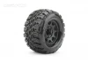 Jetko EX MT King Cobra Tyres On Black Wheels 2.8 Hex 12/14/17mm (2)