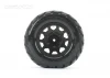 Jetko EX MT King Cobra Tyres On Black Wheels 2.8 Hex 12/14/17mm (2)