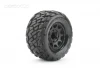 Jetko EX Rockform MT Tyres Mounted on Black 2.8 Wheels (2)