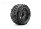 Jetko EX King Cobra Belted XMT Tyres on Black 24mm Hex Wheels (2)