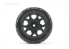 Jetko EX King Cobra Belted XMT Tyres on Black 24mm Hex Wheels (2)