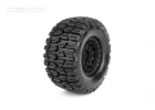 Jetko EX Slayer Belted XMT Tyres on Black 24mm Hex Wheels (2)