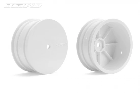 Jetko 1:10 Buggy Wheels - White - 4WD Front (8)
