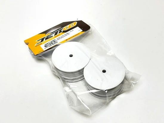 Jetko 1:10 Buggy Wheels - White - 4WD Front (2)