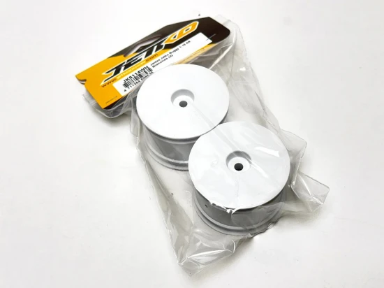 Jetko 1:10 Buggy Wheels - White - Rear (2)