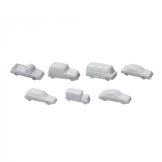 JTT 97010 Mixed Styles, White, 1:8=1 -0 1:100, (7 per pack)
