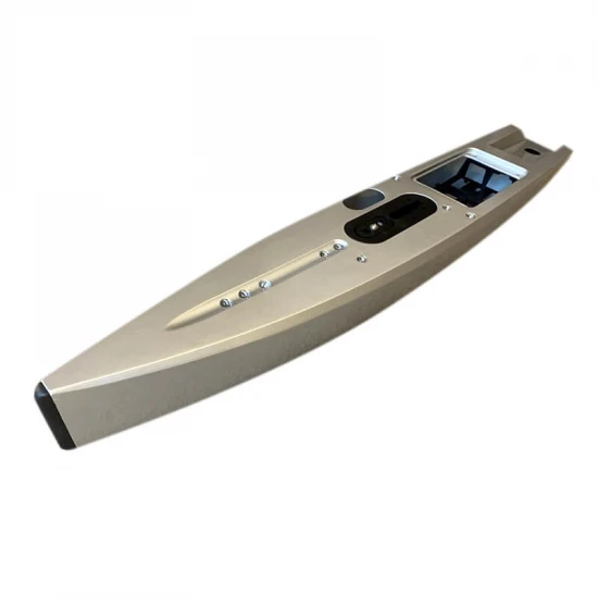 Joysway DF65V6-V8 Silver Hull (Incl.Servo Tray - Deck Eyes - Fin