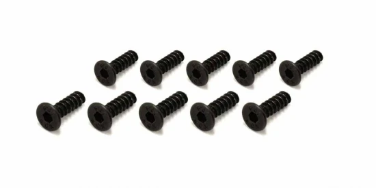 Kyosho TP Hex Flat Head Screws M3x8mm (10)