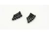 Kyosho Round Head 2X8mm Metallic Screws (10)