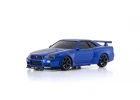 Kyosho Autoscale Mini-Z Skyline GT-R R34 Metallic Blue (MA020N-L)