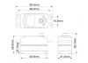 Servo Kyosho Le Mans 40S KS4241-08M Low Profile