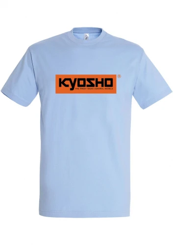 Kyosho T-Shirt Spring 24 Sky Blue/Orange - 4XL