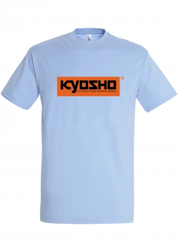Kyosho T-Shirt Spring 24 Sky Blue/Orange Ltd - 3XL