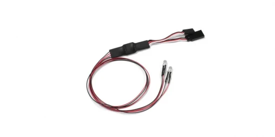 Kyosho LED Light Unit (Diam=5/L=400/Clear/2 Bulbs) Halogen